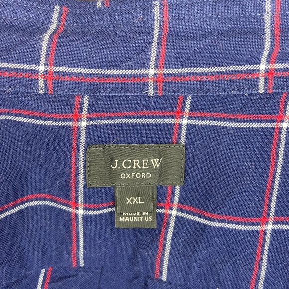 J. Crew Oxford Flannel Shirt. Size XXL - Picture 4 of 6